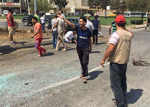 Una mujer muerta y once heridos en una explosión en el este de Líbano